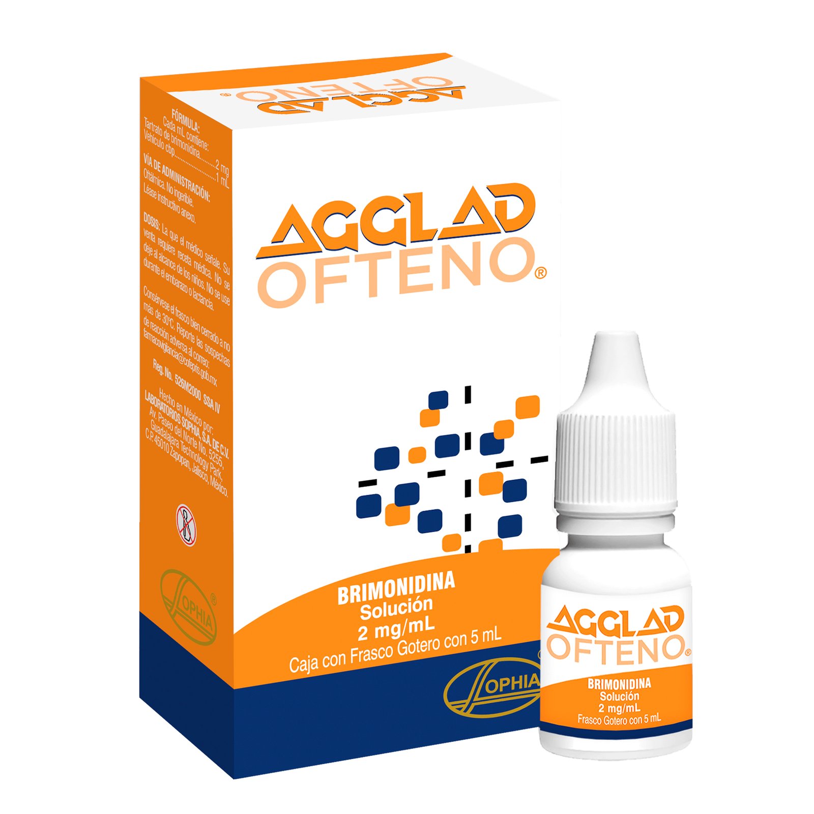 Agglad Ofteno Solución Oftálmica 5 mL