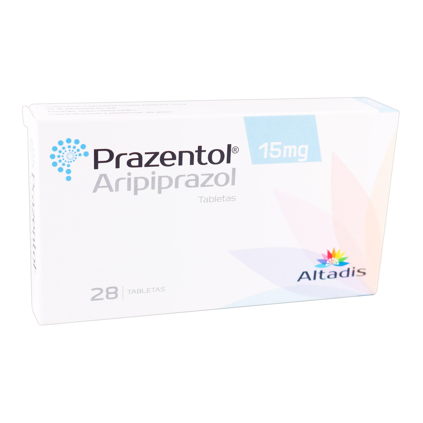 PRAZENTOL 15 MG 28 TBS